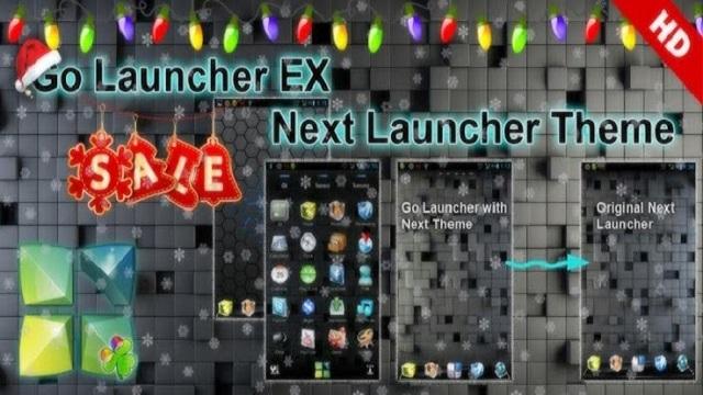 Next Style Go Launcher Theme - screenshot