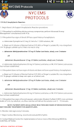 NYC EMS Protocols poster 4
