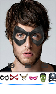 Superhero Face Mask Photo Edit