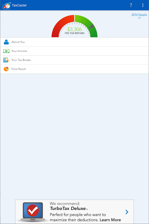 TaxCaster by TurboTax Free Android Apps on Google Play