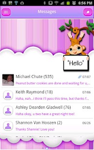 Free Download GO SMS THEME|PurpleDreamMonkey APK