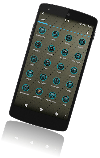 Blue Glass Icon pack