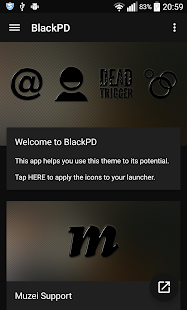How to install Black-PD Icon Pack 1.1 unlimited apk for pc