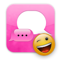 Pink iPhone GO SMS Theme