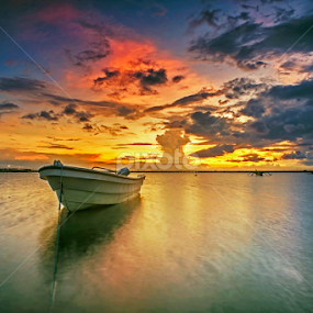 Lonely BOat by Bayu Adnyana - Transportation Boats