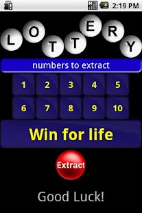 Lottery numbers generator