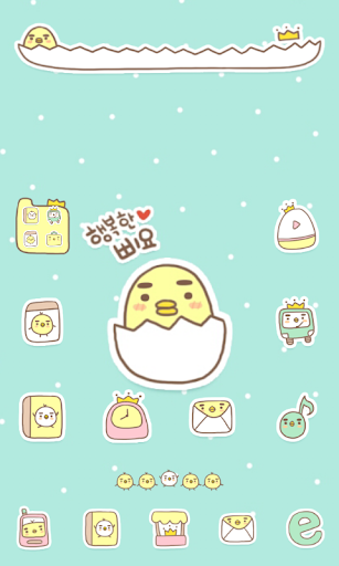 Sticker dodol launcher theme