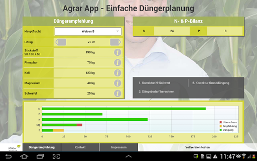 Agrar App - Düngerplanung