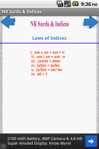 免費下載教育APP|NR Surds & Indices app開箱文|APP開箱王