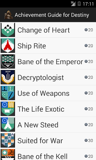 Achievement Guide: Destiny