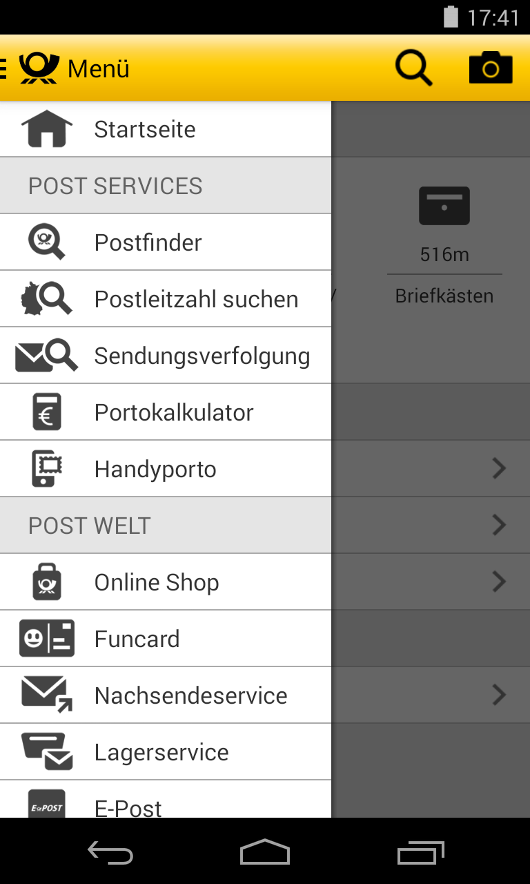 Post mobil Screen 2