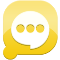 Pansi SMS solid Yellow theme logo