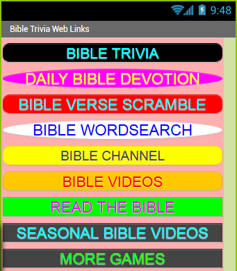 BIBLE TRIVIA APP