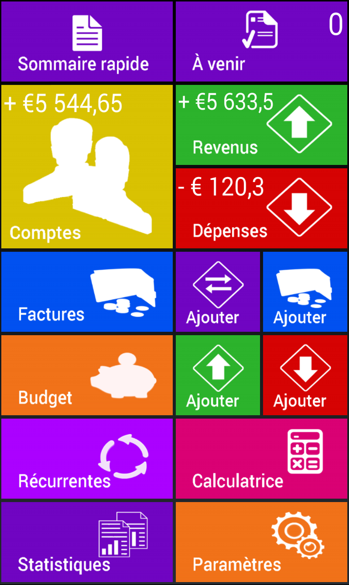 Android application Home Budget Manager Lite With Sync screenshort