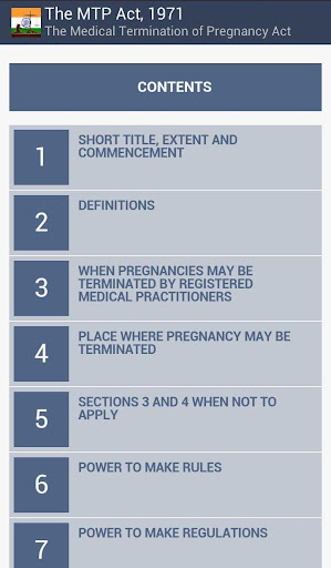 The MTP Act 1971