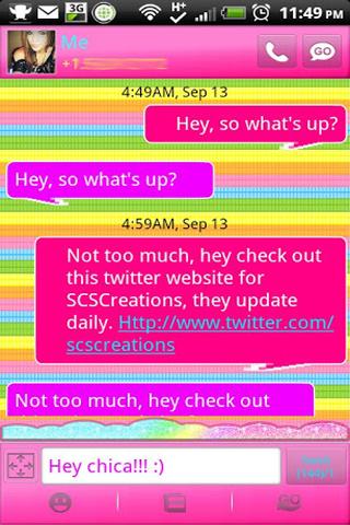 GO SMS - Rainbow 2