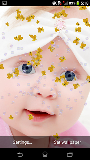 【免費娛樂App】Cute Baby 3d Live Wallpaper-APP點子