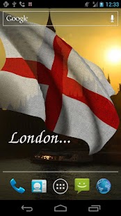 3D England Flag Live Wallpaper Screenshots 6
