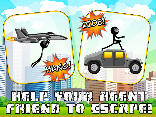 【免費動作App】Agent Escape Stickman Run-APP點子