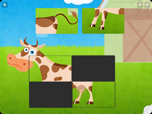 【免費解謎App】Farm Animal Puzzles for kids-APP點子