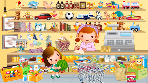 Android application Baby Mart - Free Shopping Game screenshort