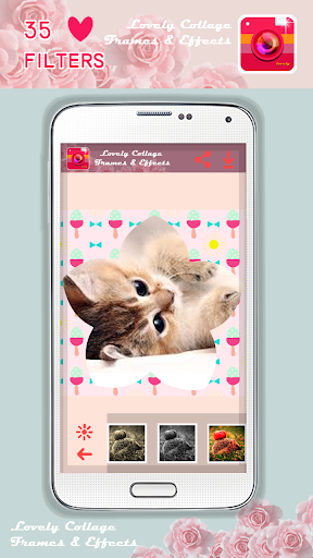 【免費攝影App】可愛的拼貼框子和影響-APP點子