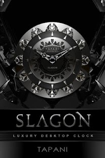 SLAGON Designer Clock Widget - náhled