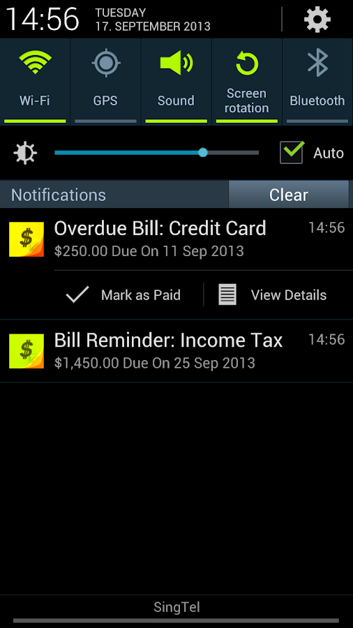Bills Reminder Android Apps on Google Play