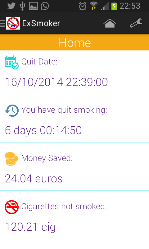 ExSmoker - Stop Smoking Now Screen 2