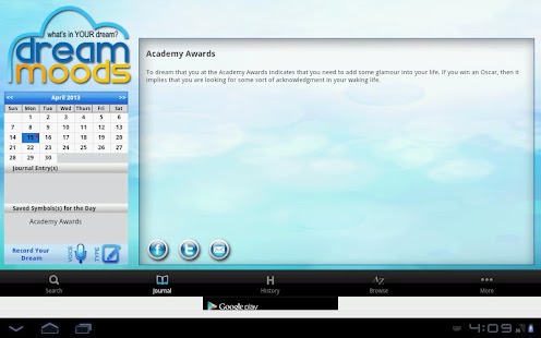 Download DreamMoods Dictionary (Tablet) APK for Android