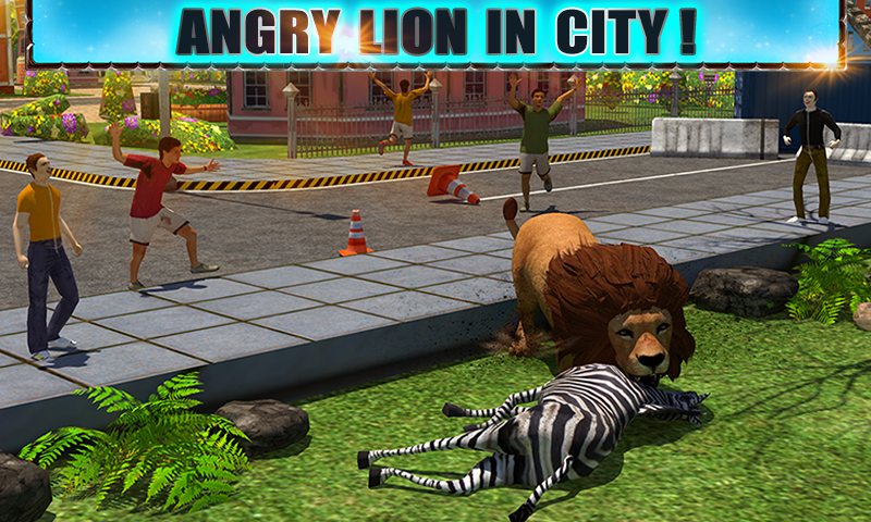 Angry Lion Attack 3D Screen 2