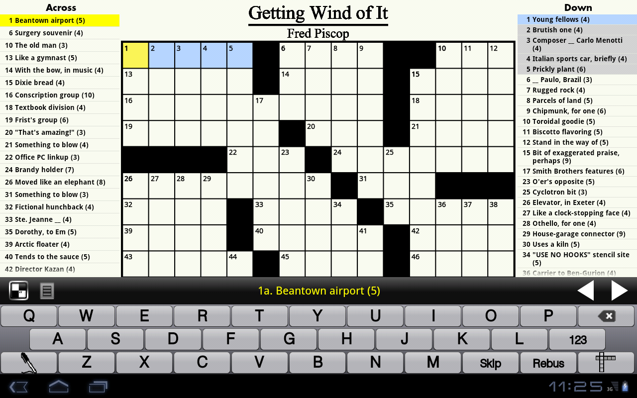 Ross' columns: Google Doodle Crossword Answers