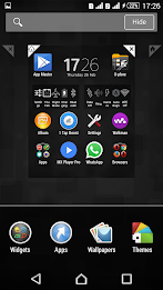 Texture Dark Xperien Theme poster 8