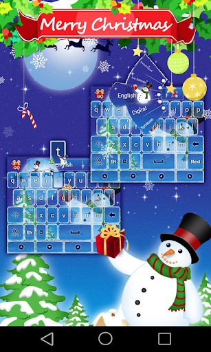 Snowman GO Keyboard Theme