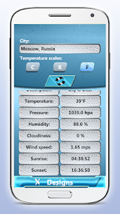 Digital Clock Weather Widget Screen 2