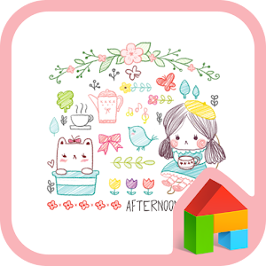 afternoon tea dodol theme.apk 4.1