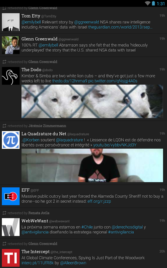 Plume for Twitter - screenshot