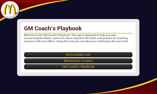 GM Coach Playbook