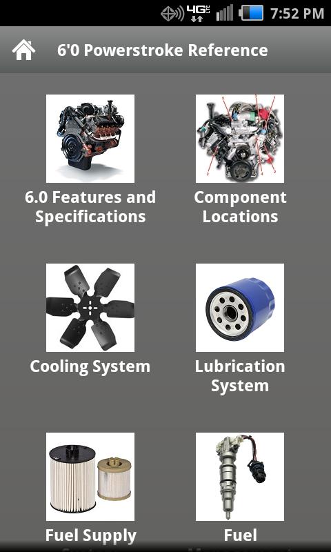 Android application 6.0 Powerstroke Reference screenshort