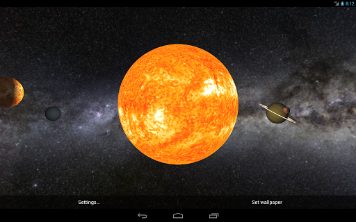 【免費個人化App】Solar System Live Wallpaper 3D-APP點子