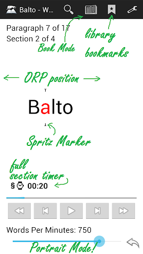 【免費生產應用App】Balto Speed Reading-APP點子