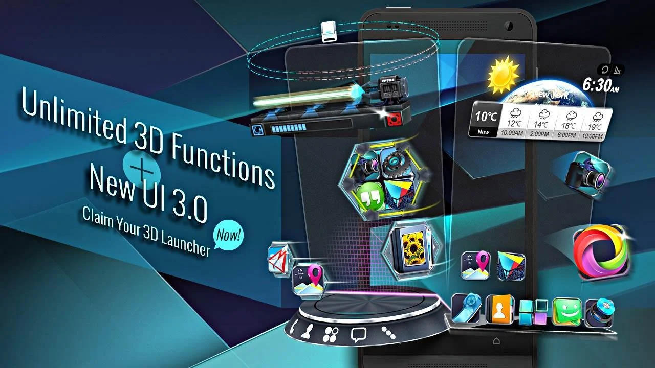    Next Launcher 3D Shell Lite- screenshot  