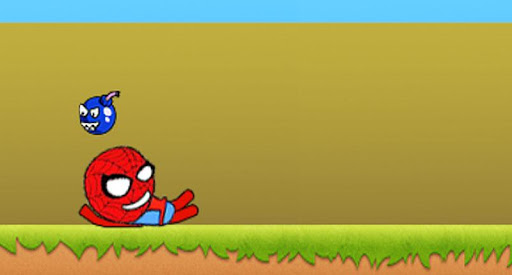 Spider Hero Man Jump Slide