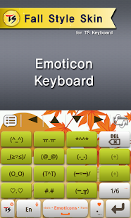 Fall style for TS Keyboard - náhled