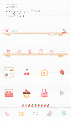 Sweet love Dodol Theme