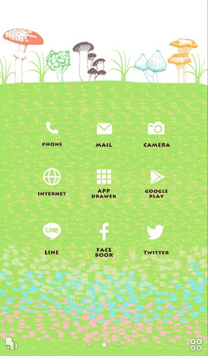 【免費個人化App】カラフルきのこ【壁紙画像 無料きせかえ】buzzHOME-APP點子
