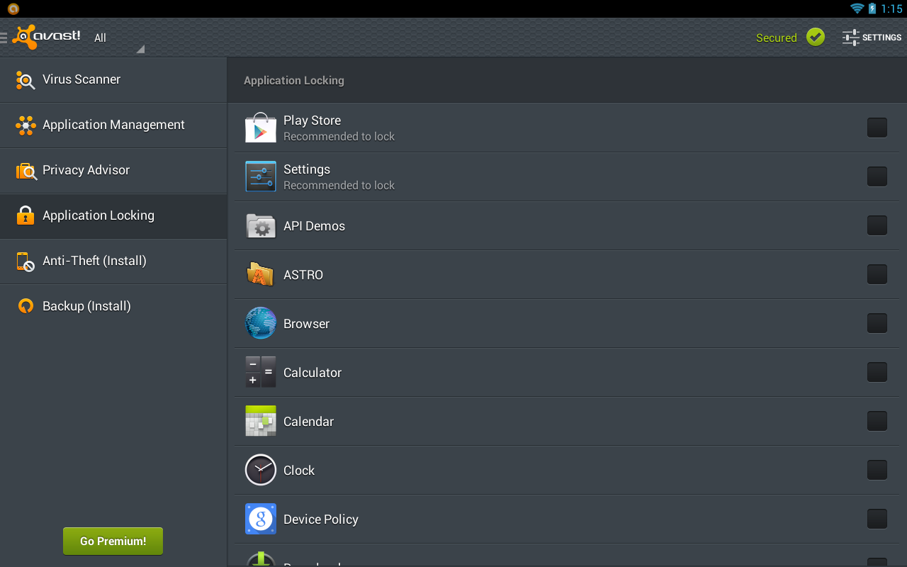 Mobile Security & Antivirus - screenshot