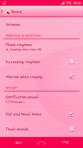 【免費個人化App】Theme eXPERIAnce Oval Pink-APP點子