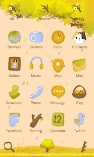 How to download Fall GO Launcher Theme patch v1.0 apk for android