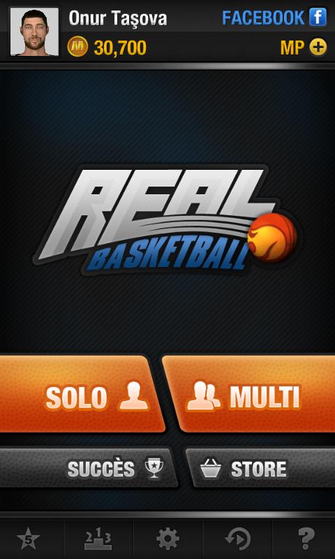 Android application Real Basketball screenshort